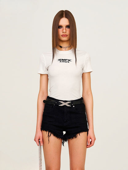 Waist Elastic Sports T-shirt Base