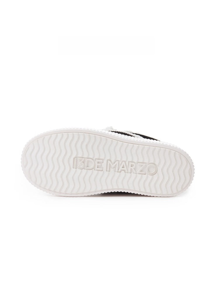 Teddy Fleece Platform Sneakers