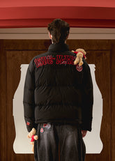 Coca-cola Denim Patchwork Down Jacket - CHINASQUAD