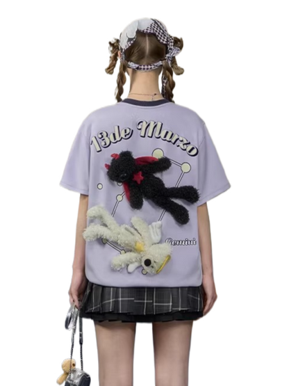 Gemini Constellation Graphic T-Shirt