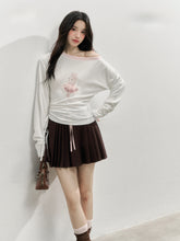 Asymmetric Shoulder 3D Bunny Long-Sleeve T-Shirt - CHINASQUAD