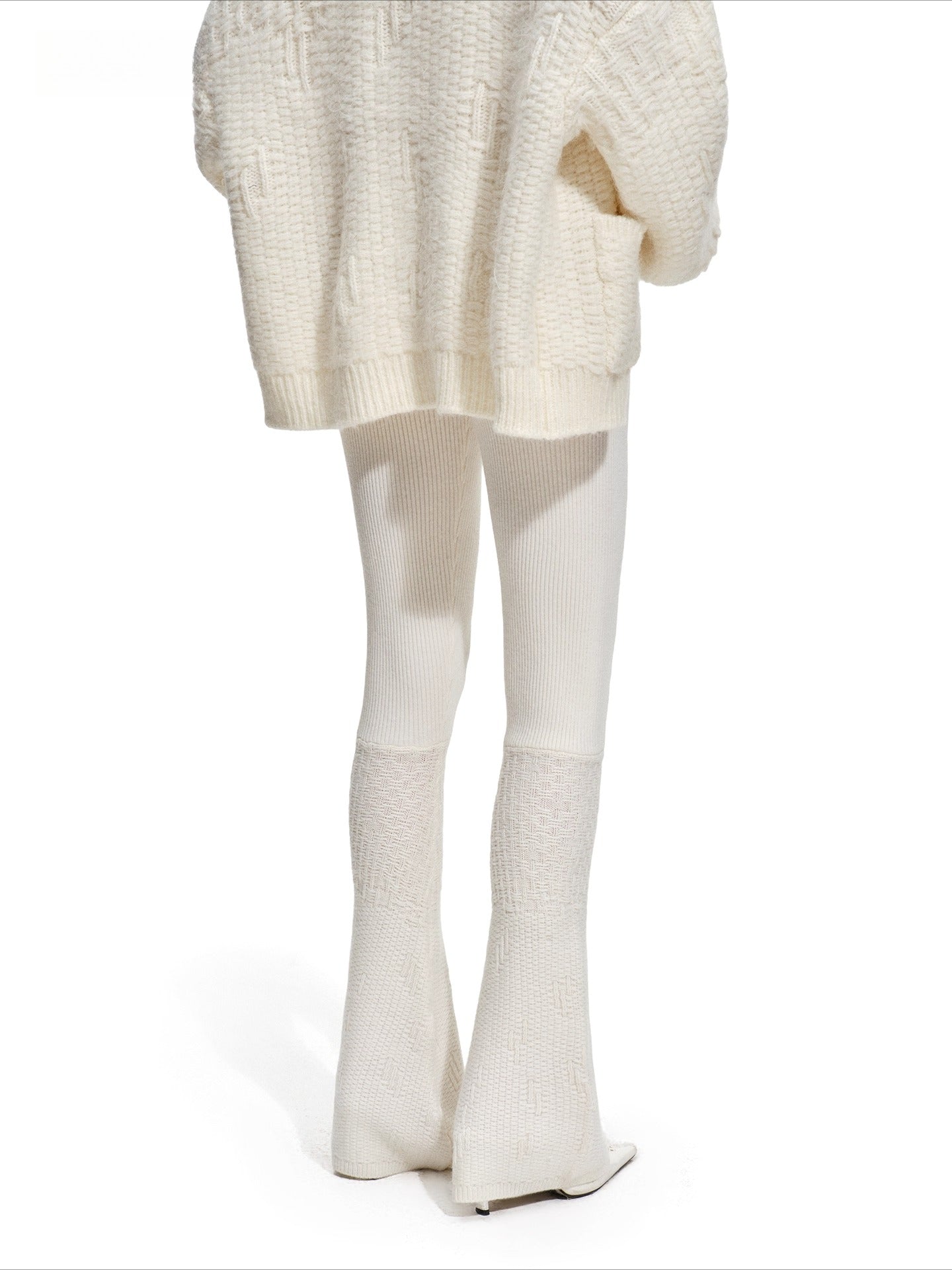 Polar Ribbed Knit Pants