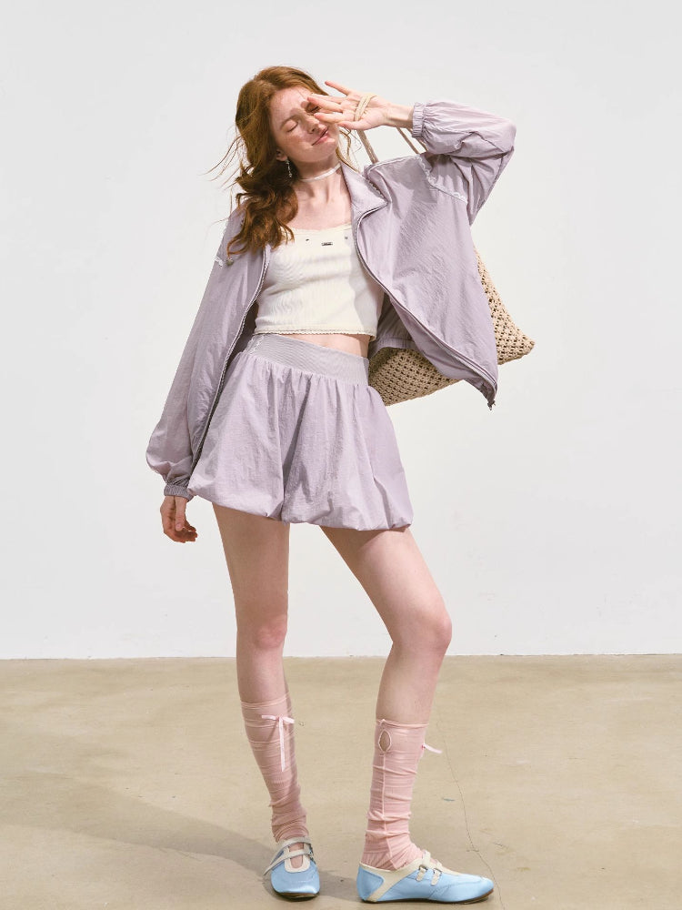 Lace Sun Protection Jacket &amp; Skirt Set