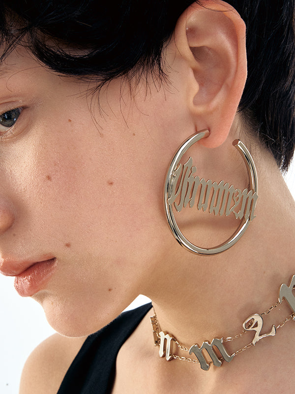 Punk Letter Earrings