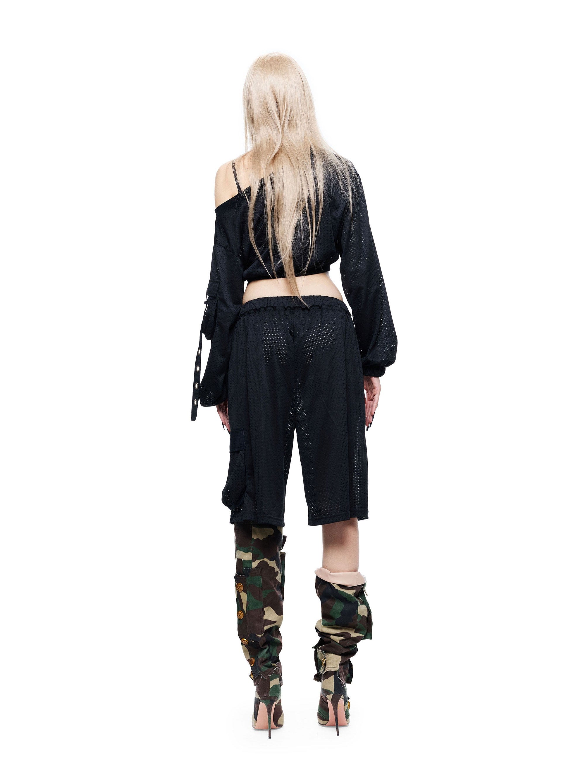 Convertible Asymmetric Two-Piece Set