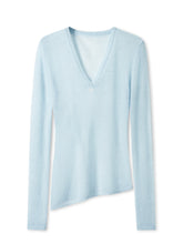 Alpaca Irregular Thin Long-sleeve Blouse - CHINASQUAD