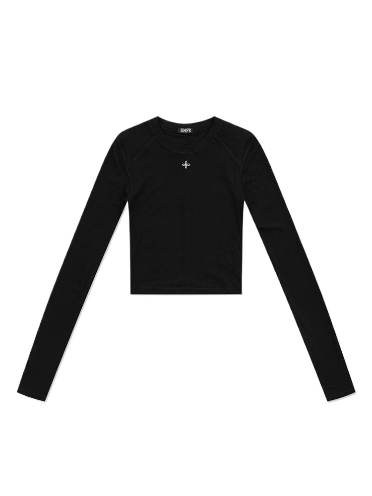 Slim-Fit Long Sleeve Sweatshirt