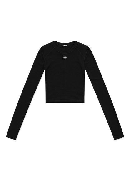 Slim-Fit Long Sleeve Sweatshirt