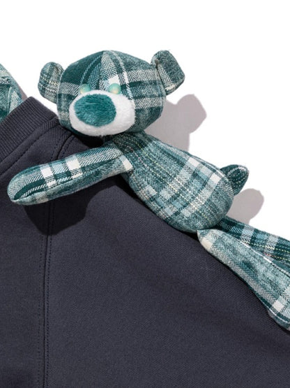 Asymmetric Layered Sweatshirt