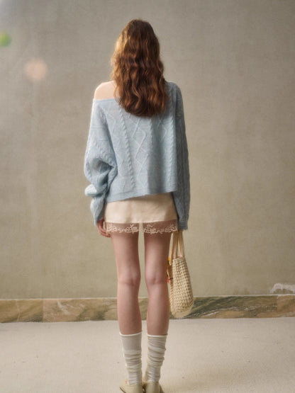 Loose French Style Short Sweater