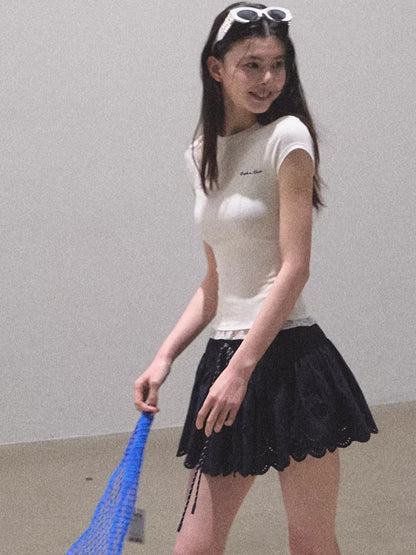 Lace-Soft Antibacterial Slim-Fit T-Shirt