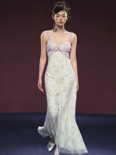 Lace Floral V-Neck Patchwork Hollow Dress - CHINASQUAD