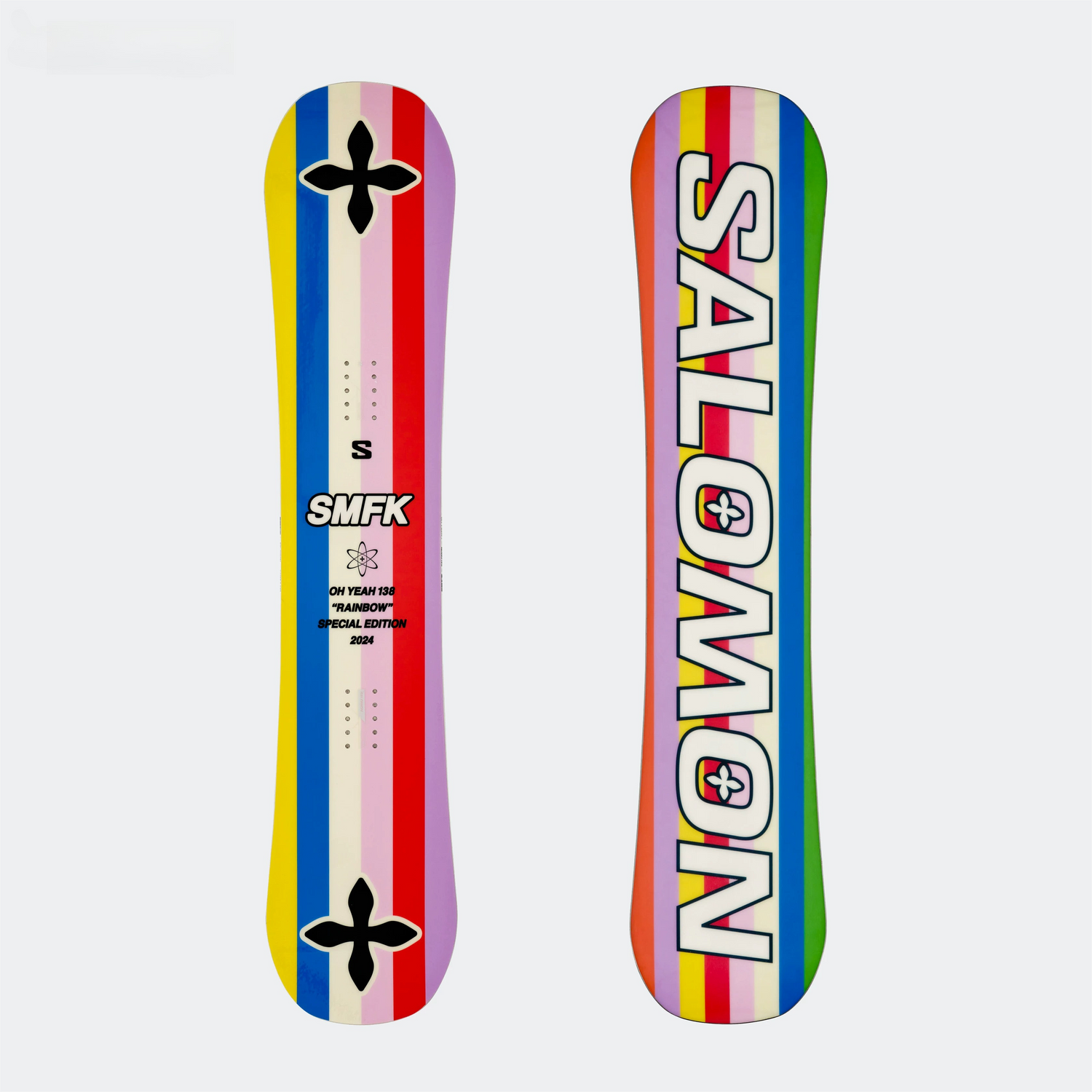 SMFK Abstract Grid Graphic Snowboard – DHL Express Shipping, Duties &amp; Taxes Included