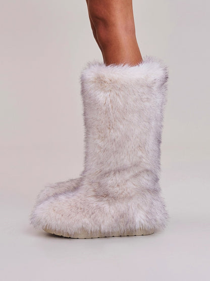 Desert Cross Shearling Hunter Boots
