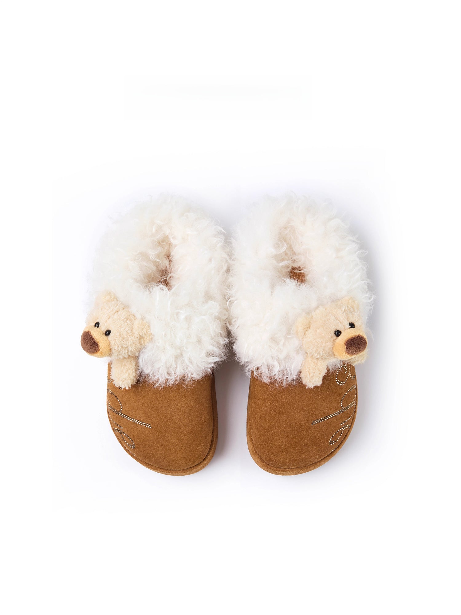 Plush Lined Platform Mule Snow Boots