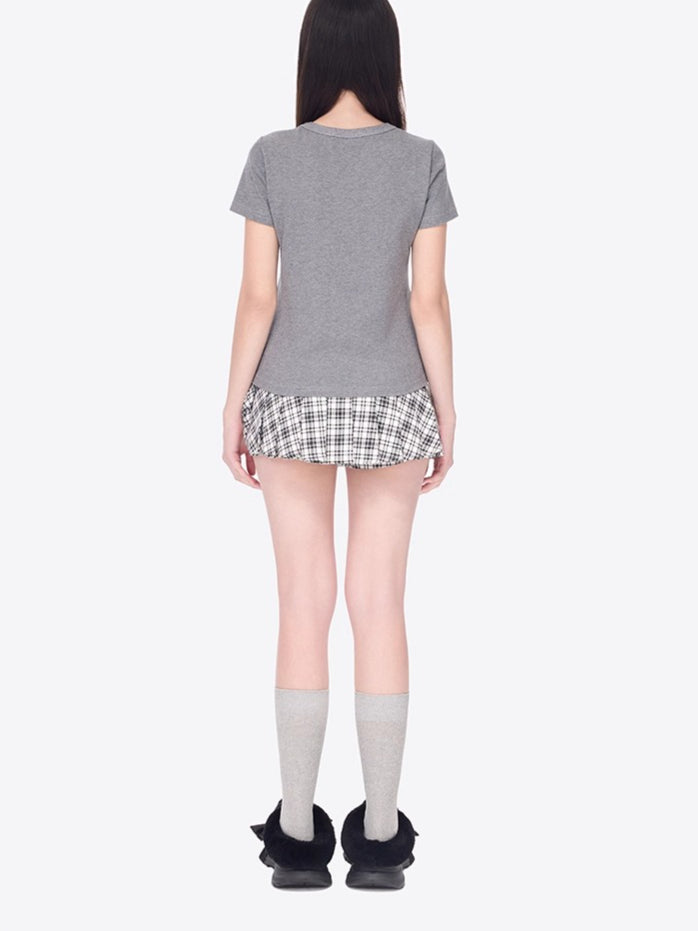 Plush Bear Platform Mule Snow Slippers