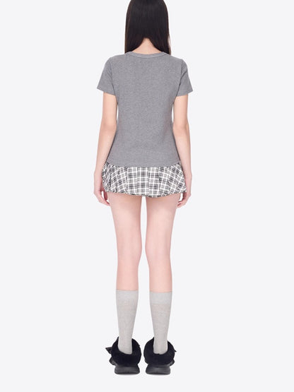 Plush Bear Platform Mule Snow Slippers