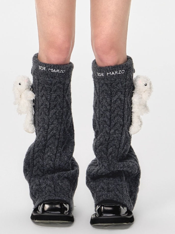 Knit Leg Warmer Socks