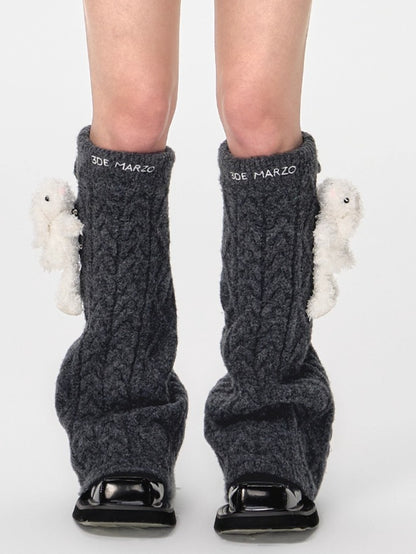 Knit Leg Warmer Socks