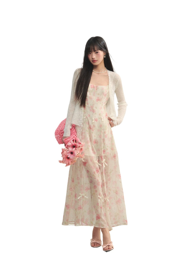 Lace Trim Knit Cover-Up - CHINASQUAD