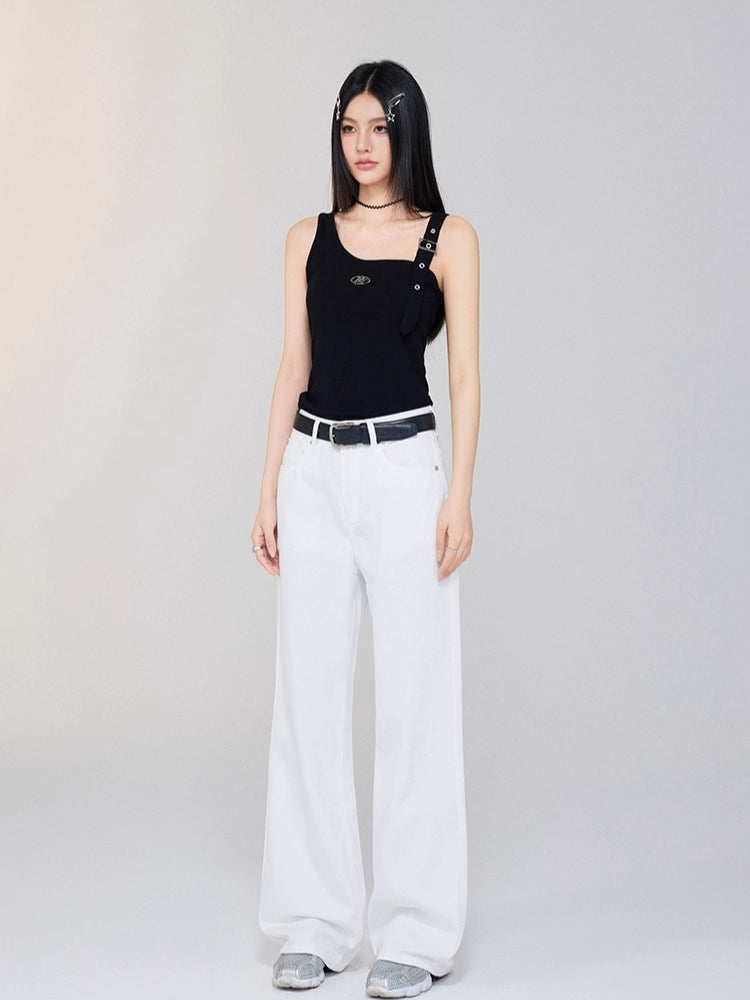 Irregular OfftheShoulder Vest