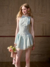 Summer Cool Sea Salt Blue Dress - CHINASQUAD