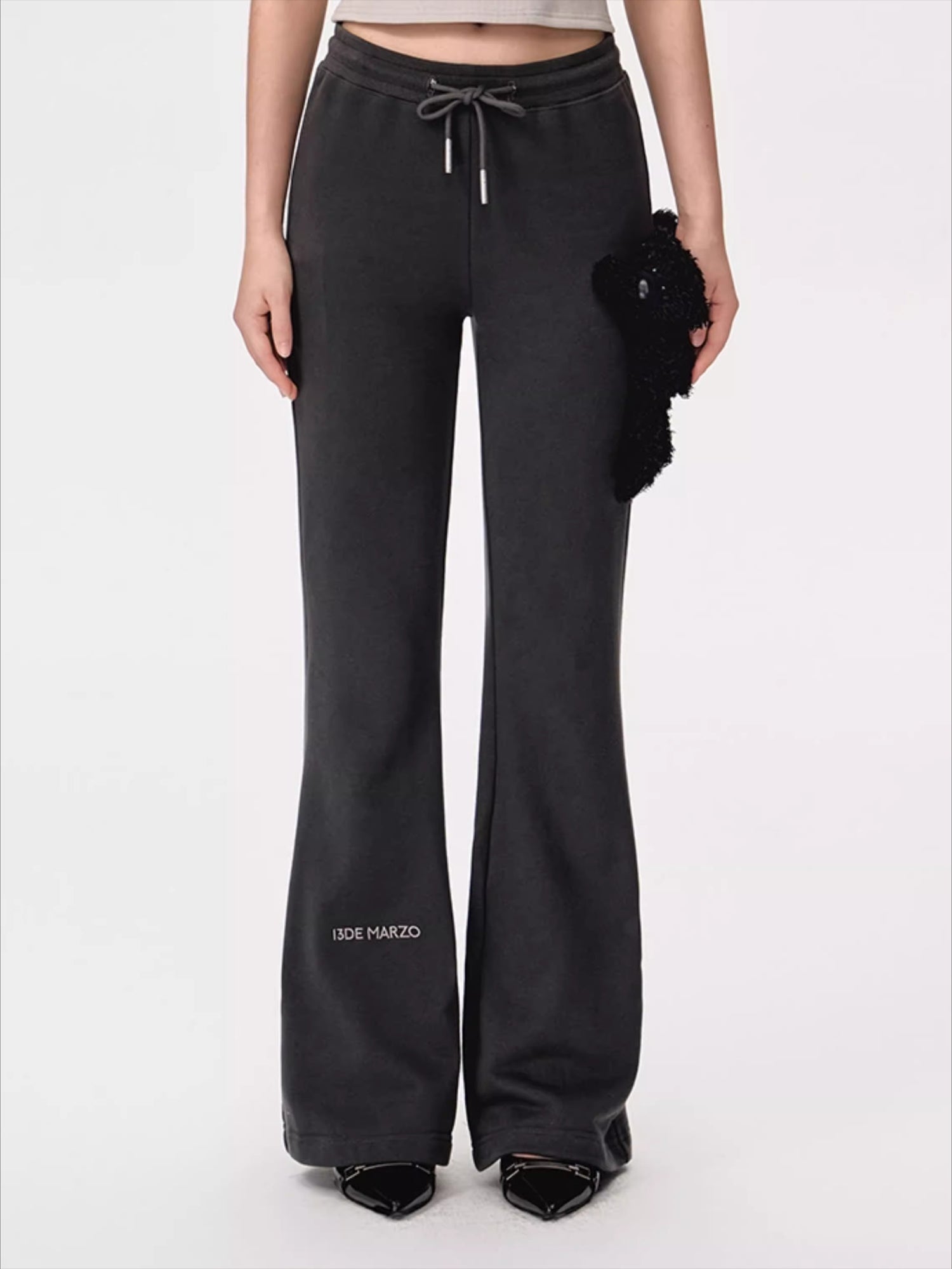 Essential Flared Casual Trousers