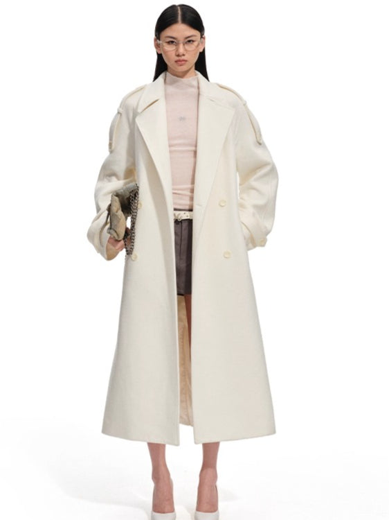 Arctic Muse Wool-Blend Coat