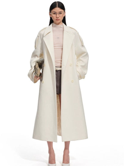 Arctic Muse Wool-Blend Coat