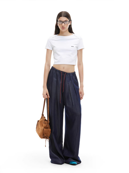 Matisse Lyocell Wide-Leg Straight Denim Jeans