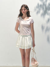 Lace Bow Retro T-shirt - CHINASQUAD