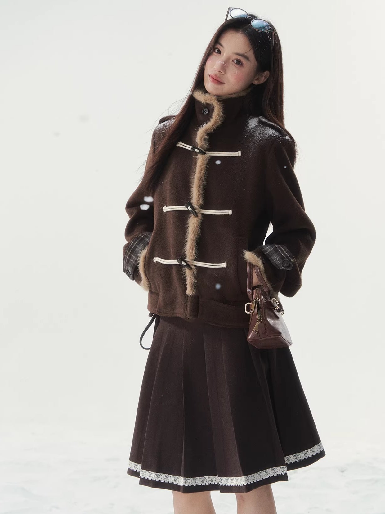 Vintage Duffle Wool-Blend Jacket