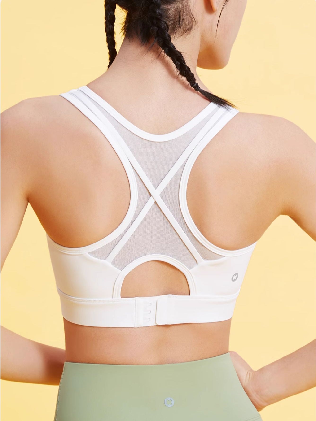 Removable Padded Cups Integrated Sports Bra