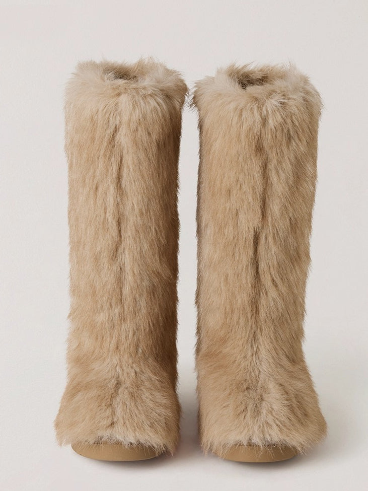 Desert Cross Shearling Hunter Boots