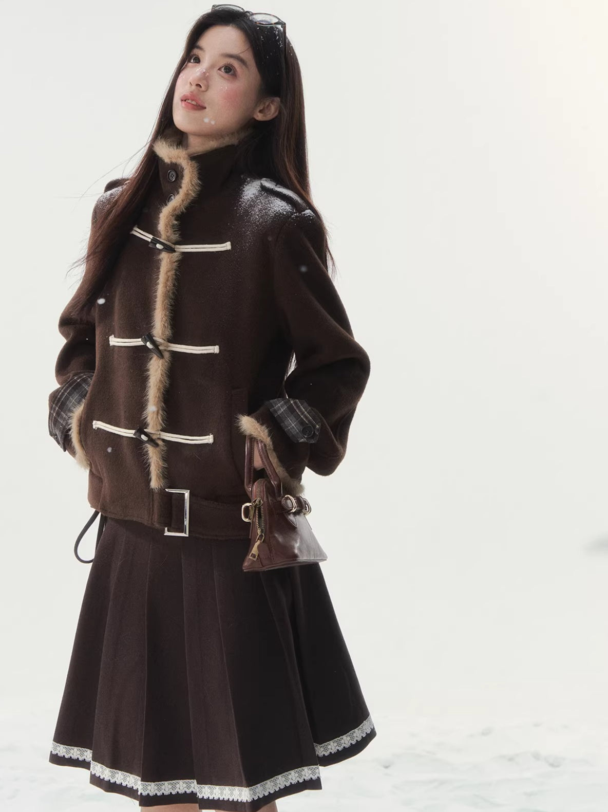 Vintage Duffle Wool-Blend Jacket