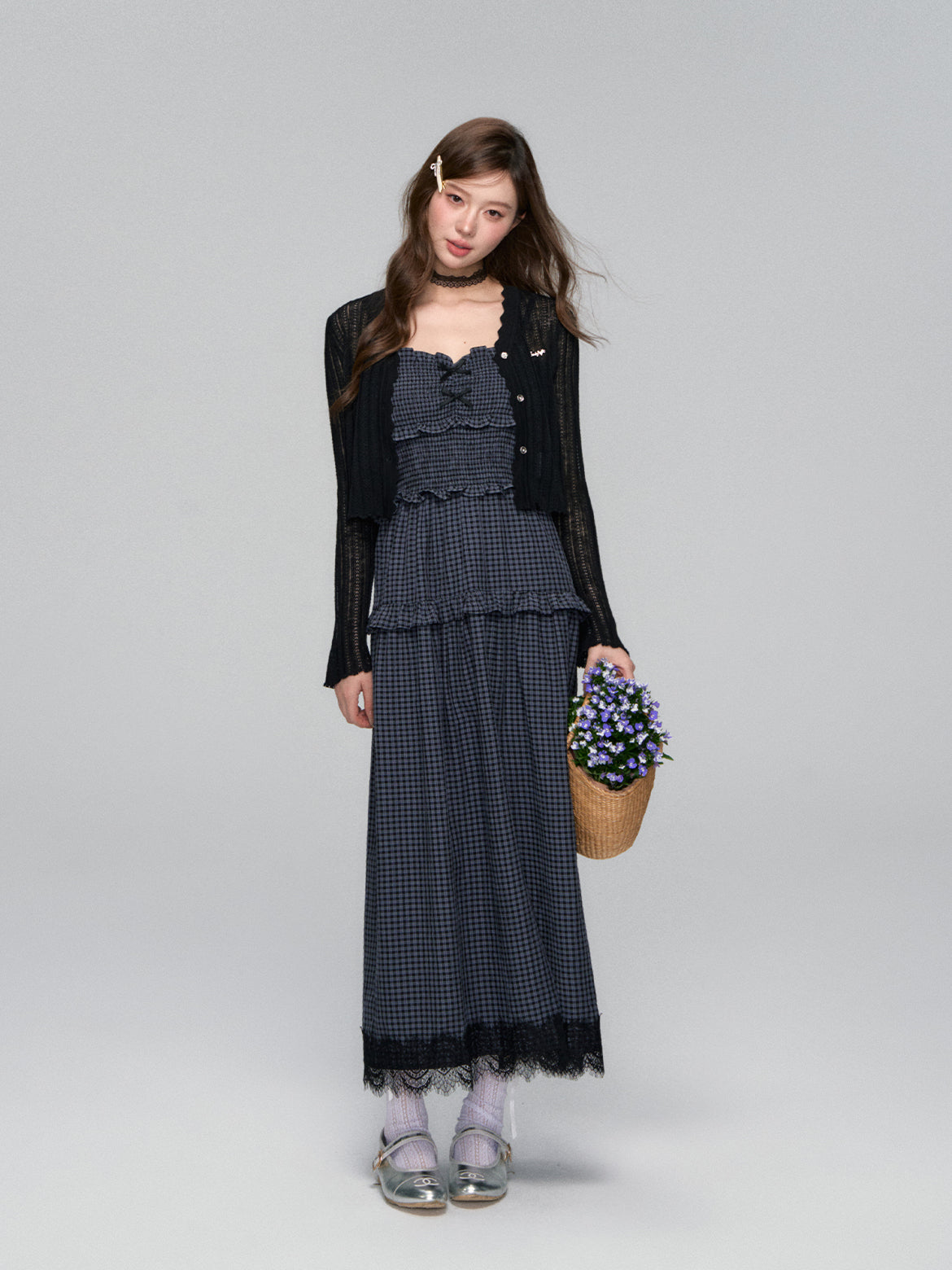 Lace-Trim UV Protection Cardigan