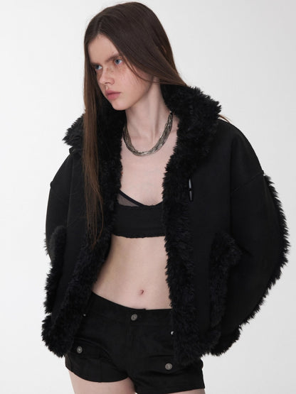 Low-Rise Studded Pocket Mini Shorts