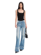 Hollow-out Square Neck Knit Tank Top - CHINASQUAD