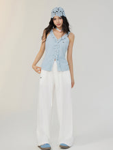 Cool and Drapey Ice Silk Wide-Leg Pants - CHINASQUAD