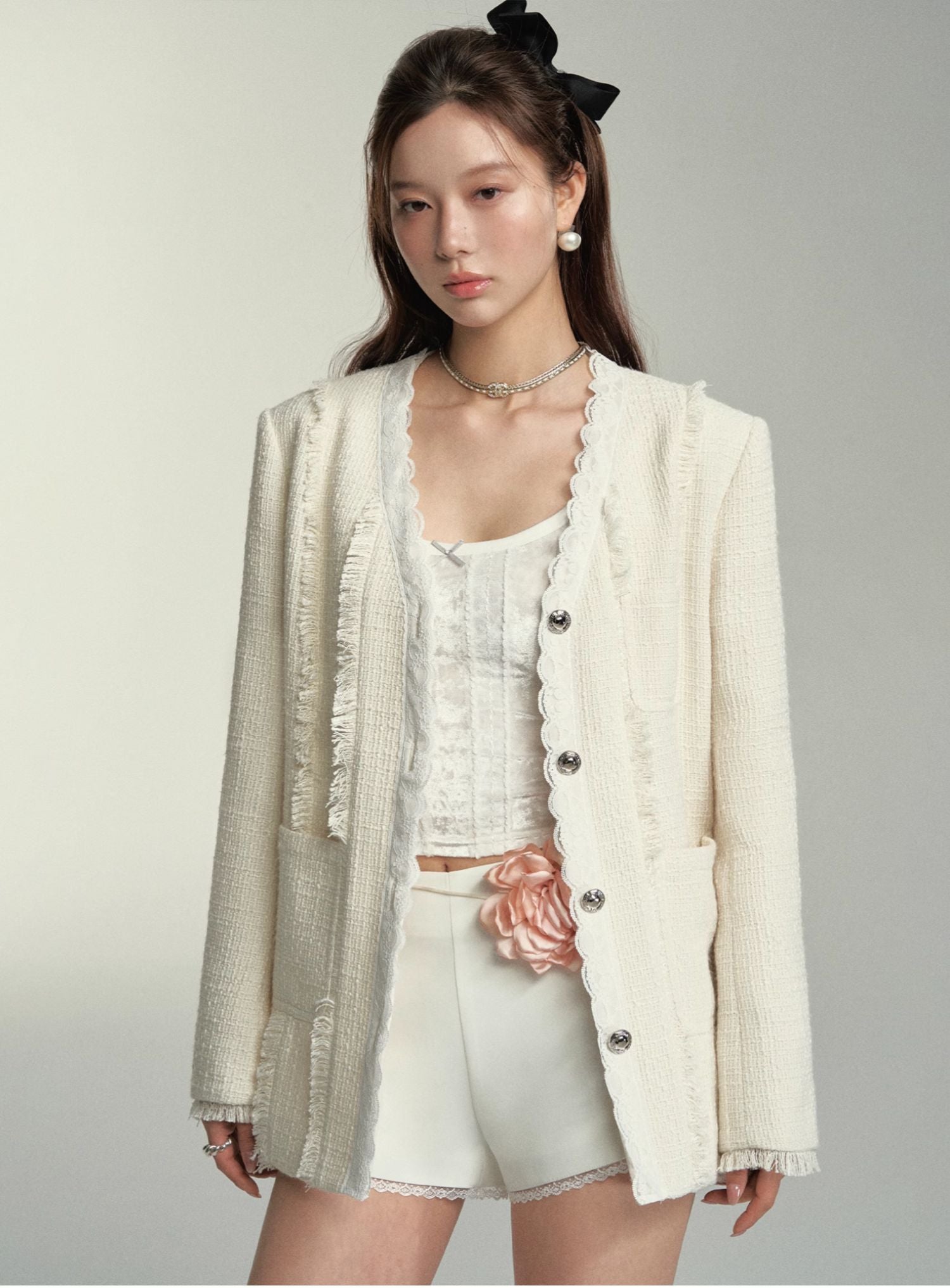 White Tassel Jacket - CHINASQUAD