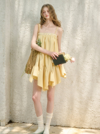 Light Yellow Vacation Sundress