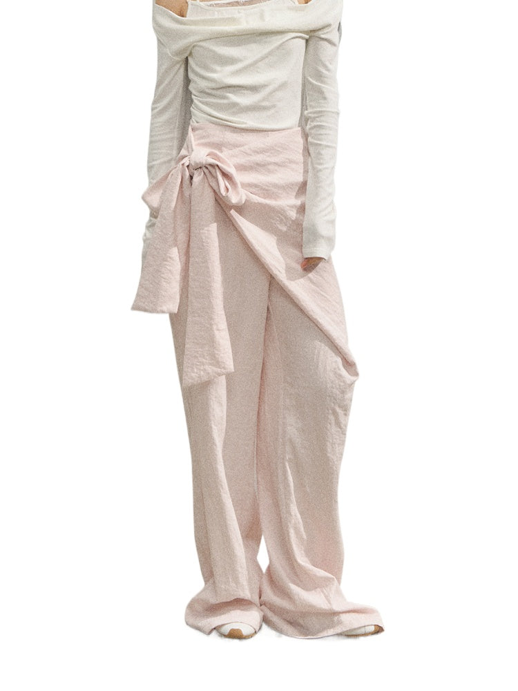 Creamy Pink Apron-Designed Sun-Protective Pants - CHINASQUAD