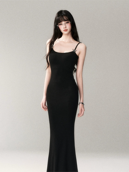Butterfly Hardware Sculpting Stretch Cami Maxi Dress