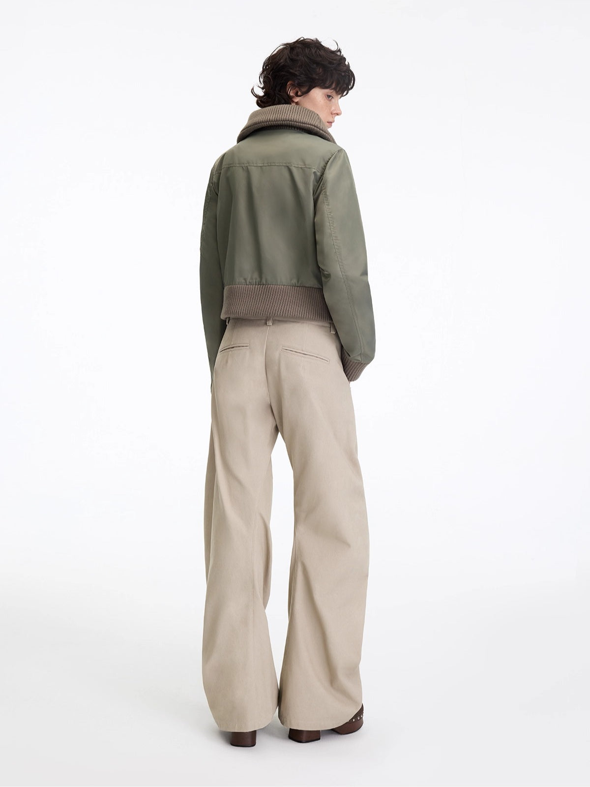 Asymmetrical Sculpted Utility Pants