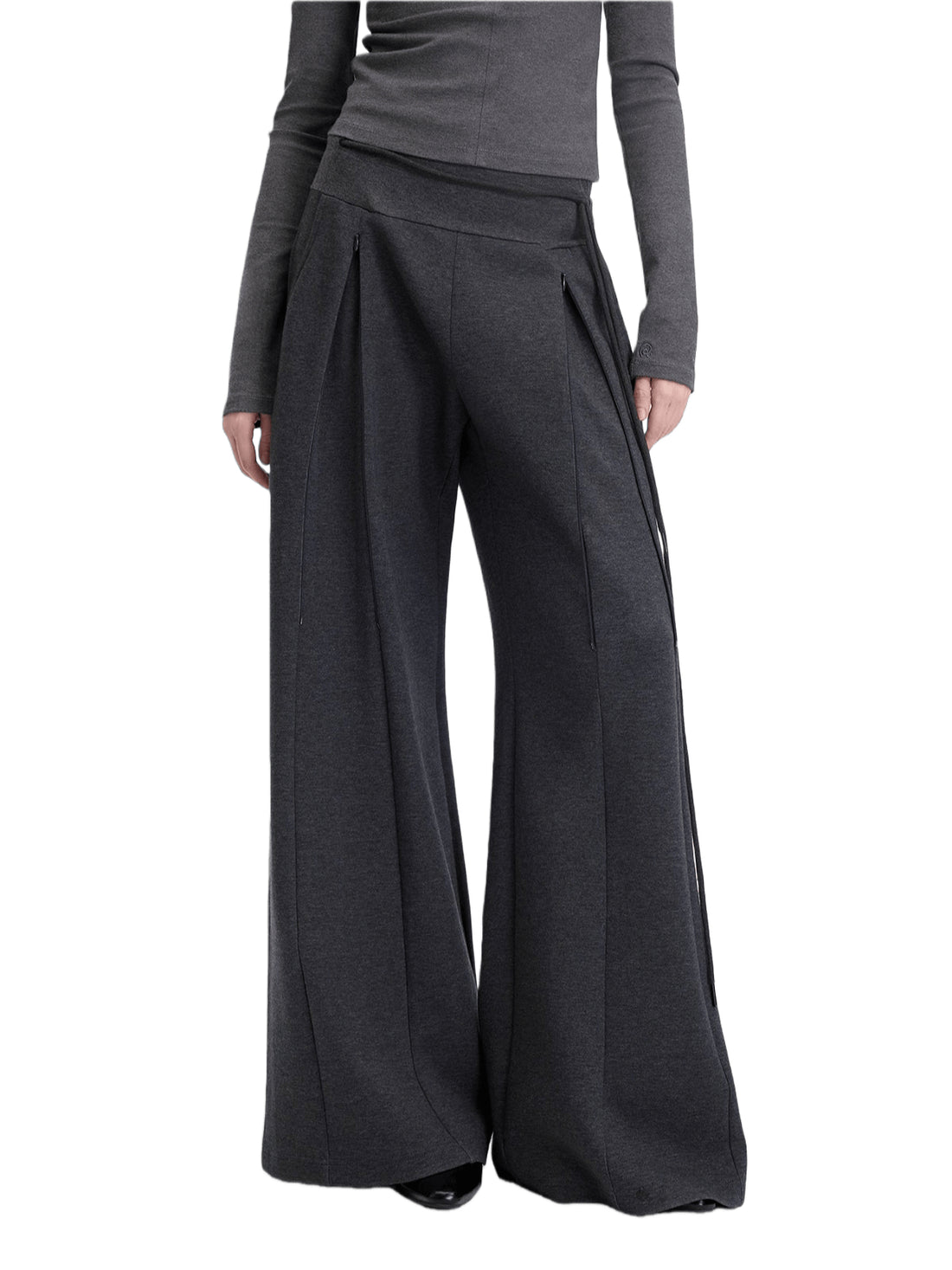 Antibacterial Lyocell Stretch Micro-Flare Pants