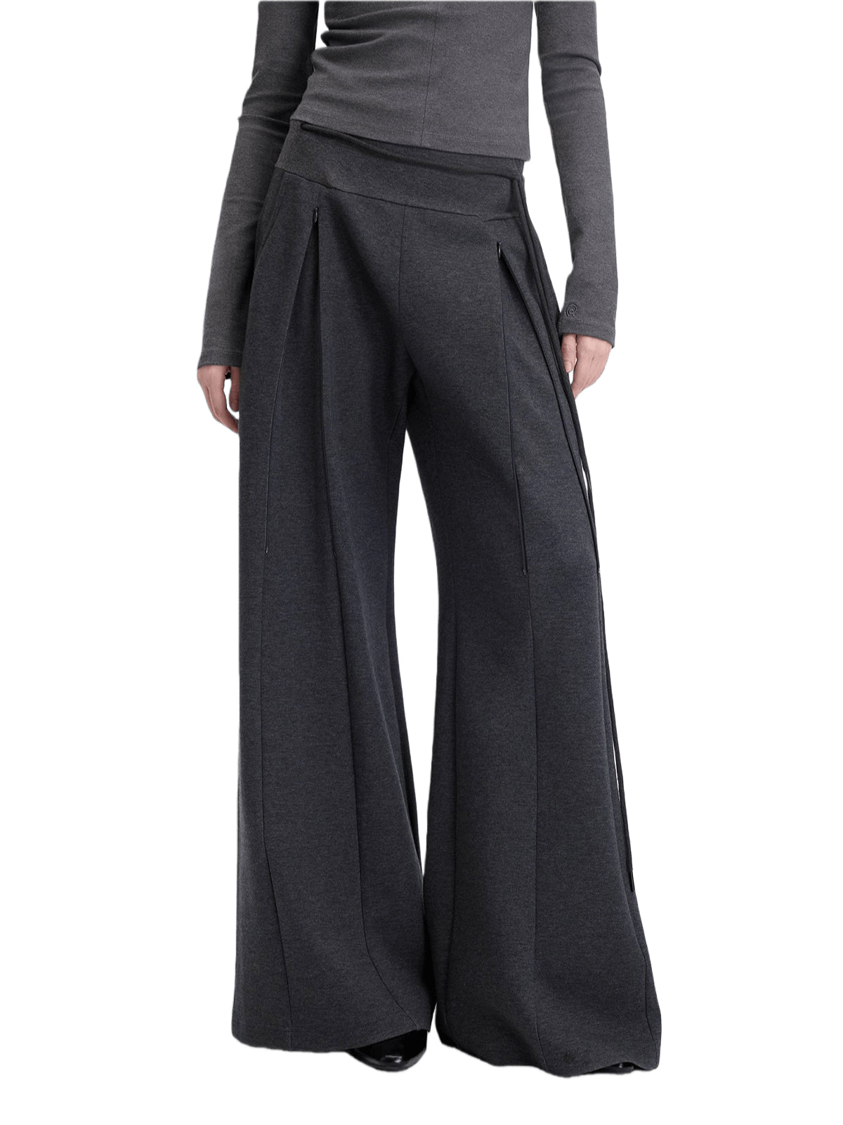 Antibacterial Lyocell Stretch Micro-Flare Pants