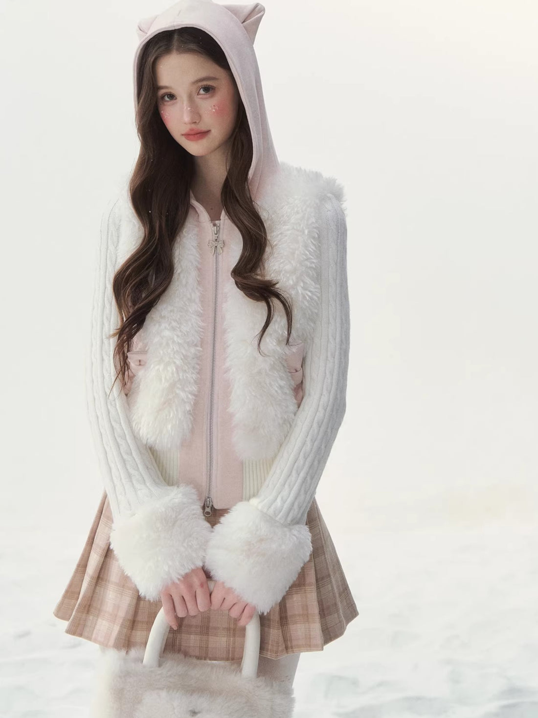 Vintage Patchwork Warm Knit Jacket