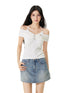 One-shoulder Tie-neck Top - CHINASQUAD