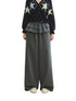 Two-piece Double-layer Ruffle Tie Straight Pants - CHINASQUAD