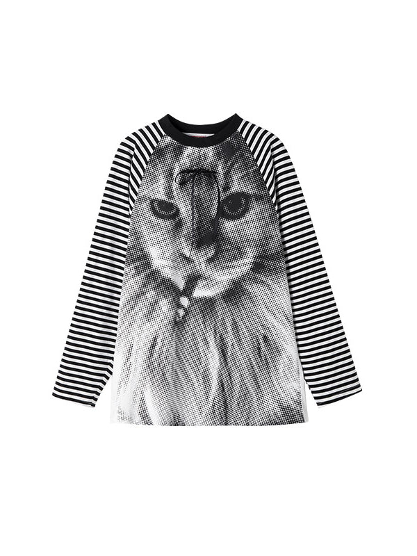 Printed Raglan T-shirt